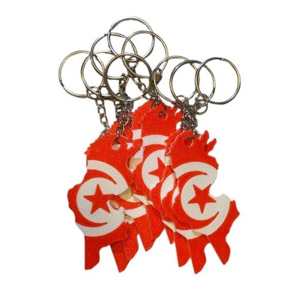 Tunisia Keychain Pack of 50 Units: Ideal for Parties, Events, and Gift - Picture 2 of 3